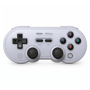 Control 8bitdo Sn30 Pro 80dm02 Inalámbrico Para Nintendo Switch / Windows / Android / Steam - Gris