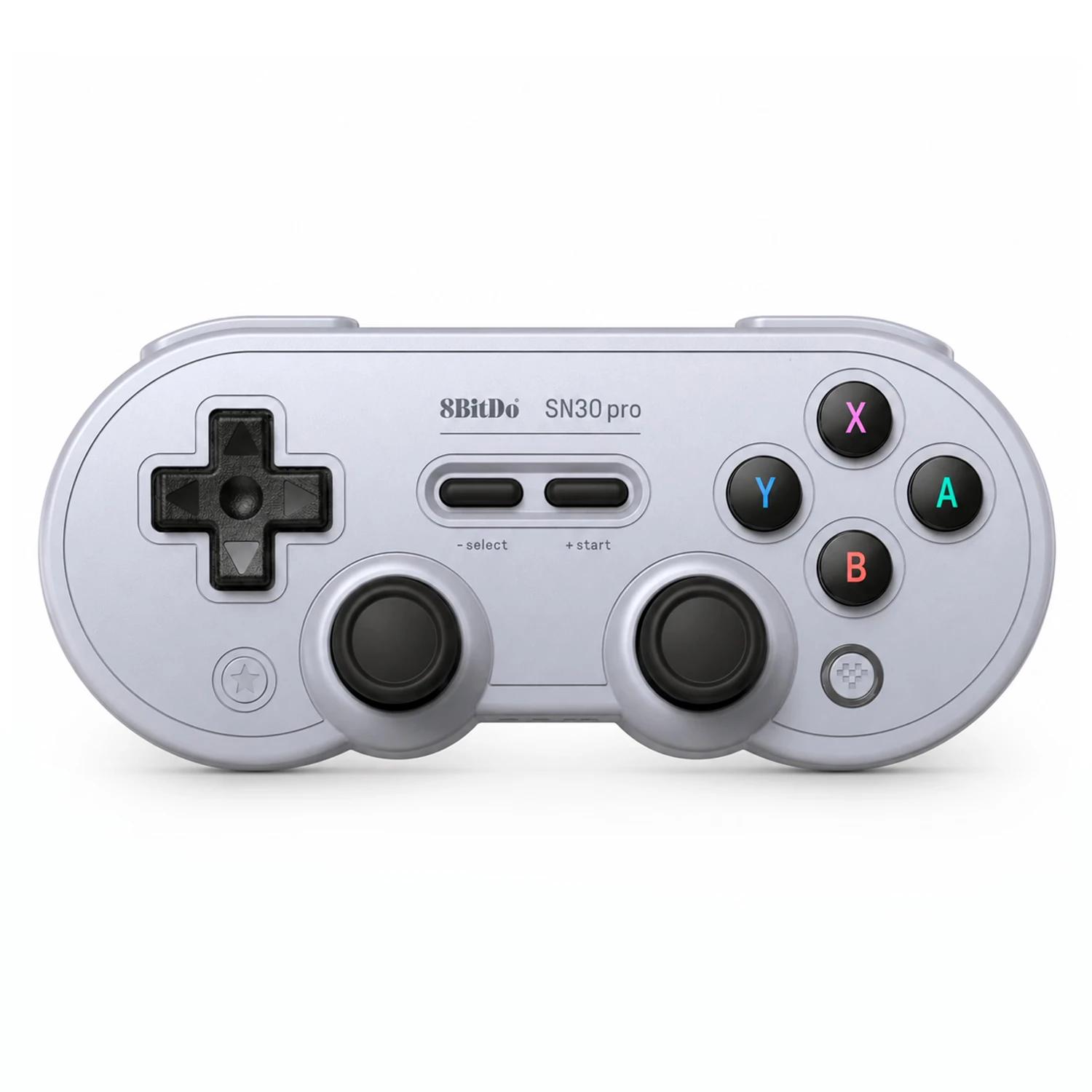 Control 8bitdo Sn30 Pro 80dm02 Inalámbrico Para Nintendo Switch / Windows / Android / Steam - Gris