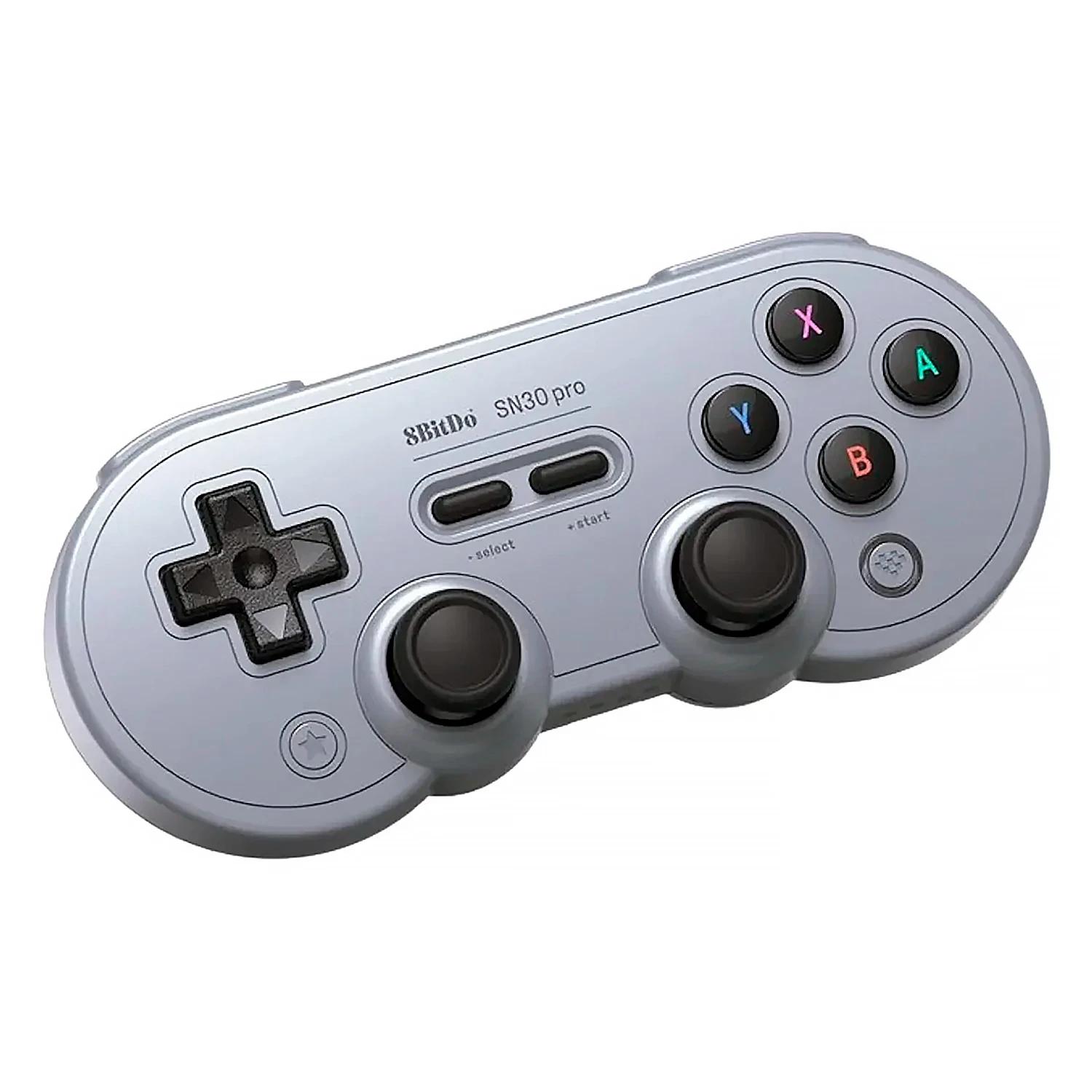 Control 8bitdo Sn30 Pro 80dm02 Inalámbrico Para Nintendo Switch / Windows / Android / Steam - Gris - Imagen 2