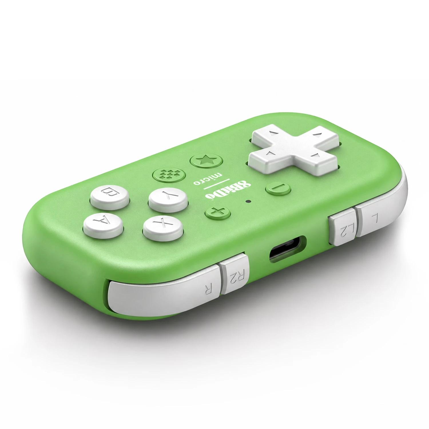 Control 8BitDo Micro 80EL01 Inalámbrico Para Nintendo Switch / Android - Verde - Imagen 3