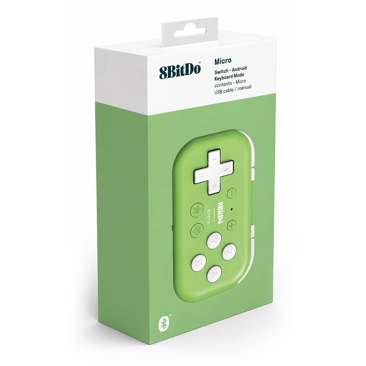 Control 8BitDo Micro 80EL01 Inalámbrico Para Nintendo Switch / Android - Verde - Imagen 4