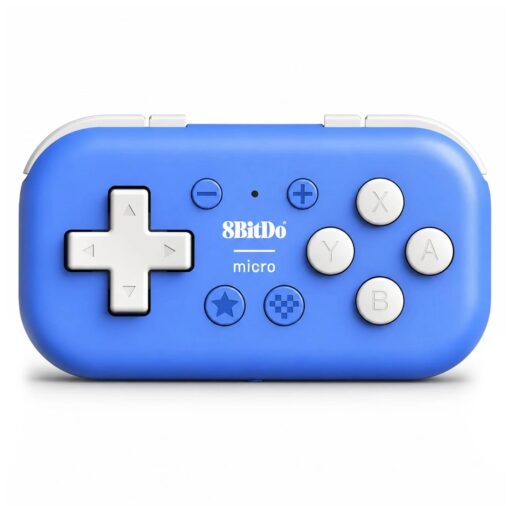 Control 8BitDo Micro 80EL02 Inalámbrico Para Nintendo Switch / Android - Azul