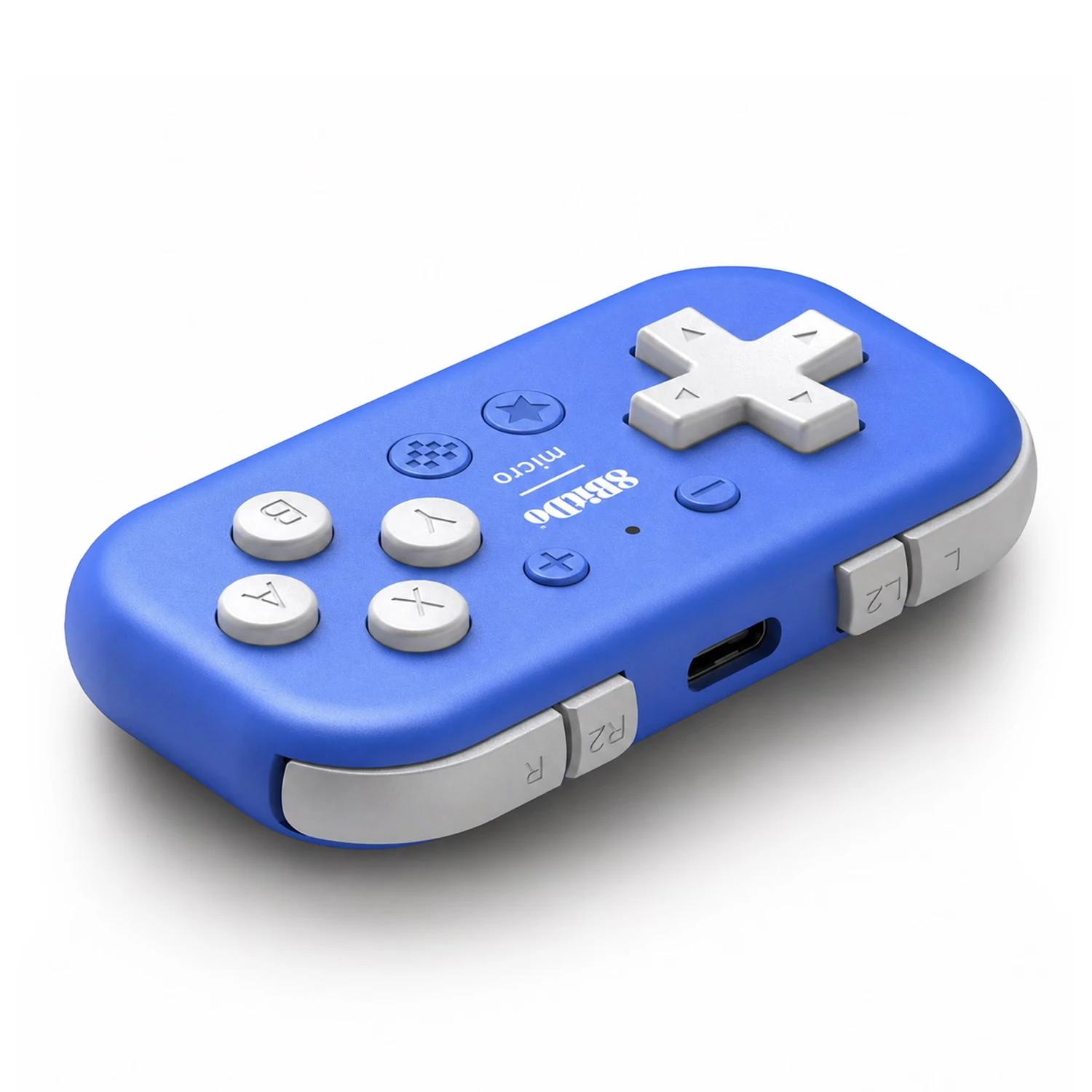 Control 8BitDo Micro 80EL02 Inalámbrico Para Nintendo Switch / Android - Azul - Imagen 3
