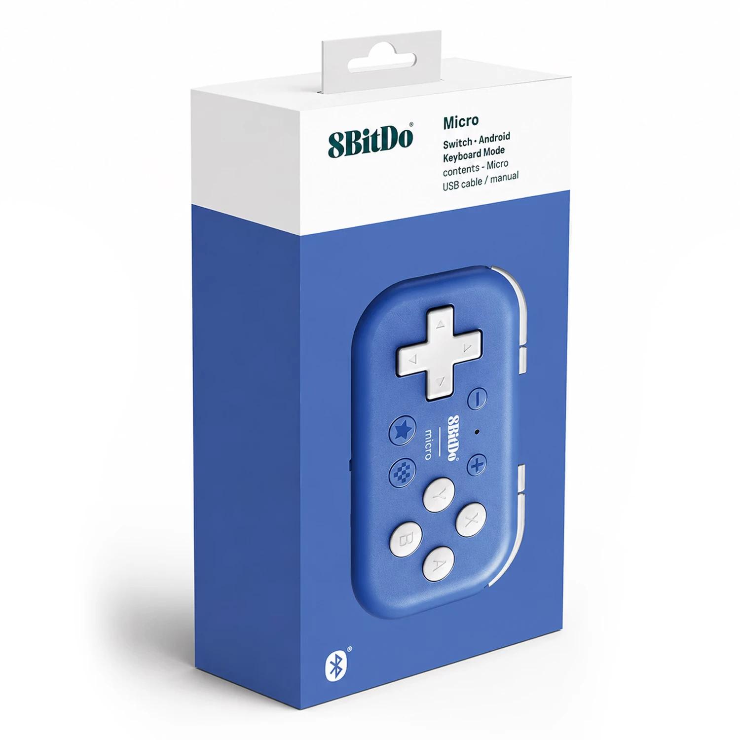Control 8BitDo Micro 80EL02 Inalámbrico Para Nintendo Switch / Android - Azul - Imagen 4