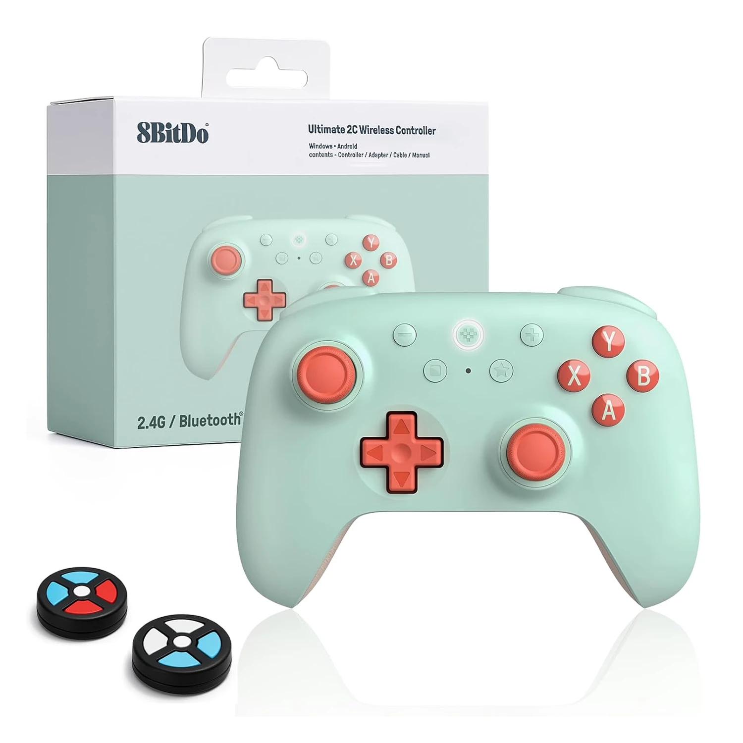 Control 8bitdo Ultimate 2c 82cd03 Usb-c Para Windows / Android - Verde - Imagen 4