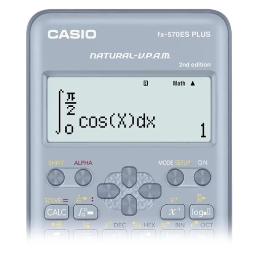 Alternative view of Calculadora Científica Casio Fx-570es Plus-2bu 12 Dígitos - Gris