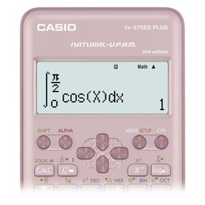 Calculadora Científica Casio Fx-570es Plus-2pk 12 Dígitos - Rosa - Imagen 2