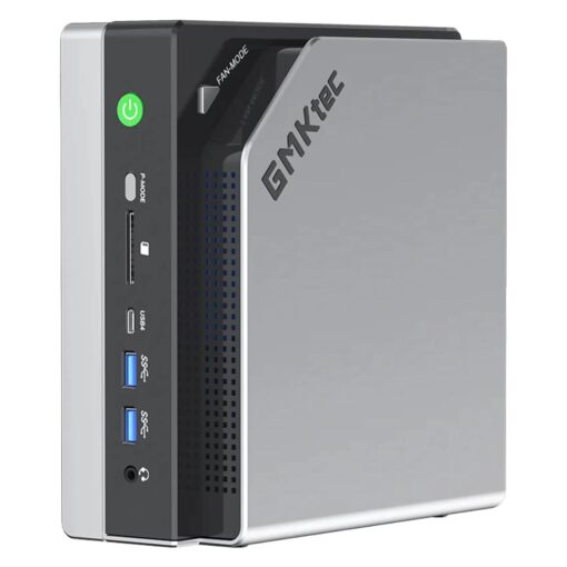 Alternative view of Mini PC GMKtec EVO-X2 AI AMD Ryzen Al Max+ 395 2TB SSD 128GB RAM - Cinza
