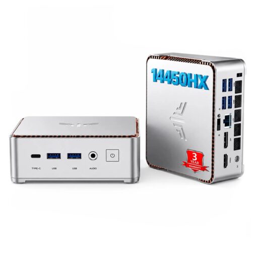 Mini Pc Kamrui Hyper H2 Intel Core I5-14450hxh 1tb Ssd 32gb Ram - Plata