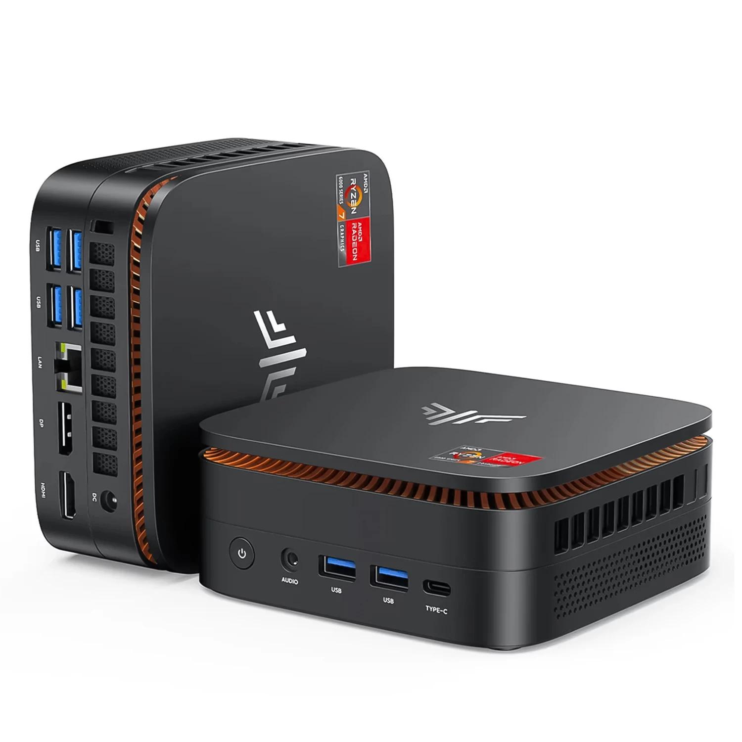 Mini Pc Kamrui Hyper H1 Amd Ryzen 7-7735hs 1tb Ssd 24gb Ram - Negro