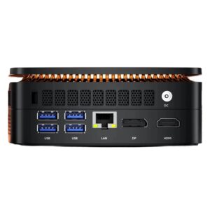 Mini Pc Kamrui Hyper H1 Amd Ryzen 7-7735hs 1tb Ssd 24gb Ram - Negro - Imagen 4