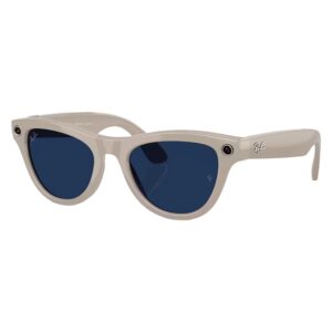 Lentes Ray-ban Skyler G2 Rw4014 Wifi Meta Ia 32gb - Gris Transitions Transparente Safira - Imagen 4