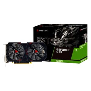 Placa De Video Biostar Extrene Gaming Nvidia Geforce Gtx-1661ti 6gb Gddr5 - Vn1666tf69