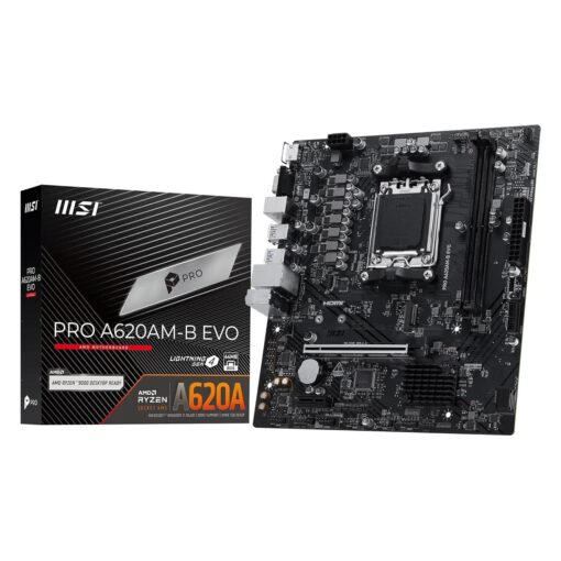 Placa Madre Msi Pro A620am-b Evo Ddr5 Socket Am5 Chipset A620a Micro Atx