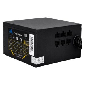 Fonte Mtek PSR850A31 ATX 850W 80 Plus Gold Semi Modular - Preto - Imagen 3