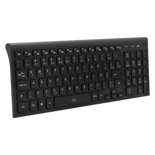 Alternative view of Teclado Y Mouse Mtek Km-5515b-pt Inalámbrico Portugués - Negro