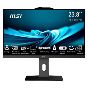 Desktop All In One MSI Pro AP242P 14M-643 23.8" Intel Core i7-14700 1TB SSD 16GB RAM - Preto