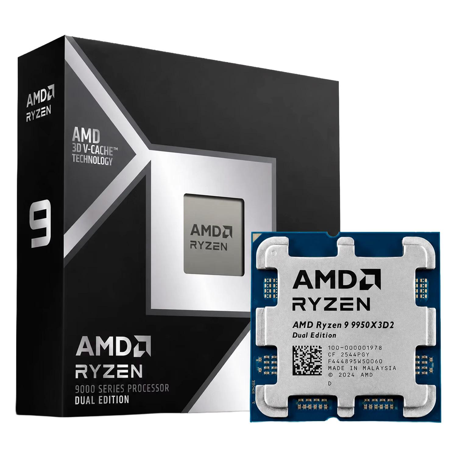 Procesador Amd Ryzen 9-9950x3d2 Socket Am5 16 Core 32 Threads 4.3ghz Y 5.6ghz Turbo Cache 208mb