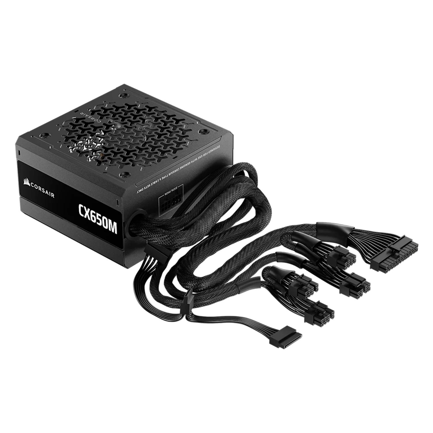 Fuente De Poder Corsair Cx650m Cp-9020310-na Atx 650w 80plus Bronze - Negro - Imagen 2