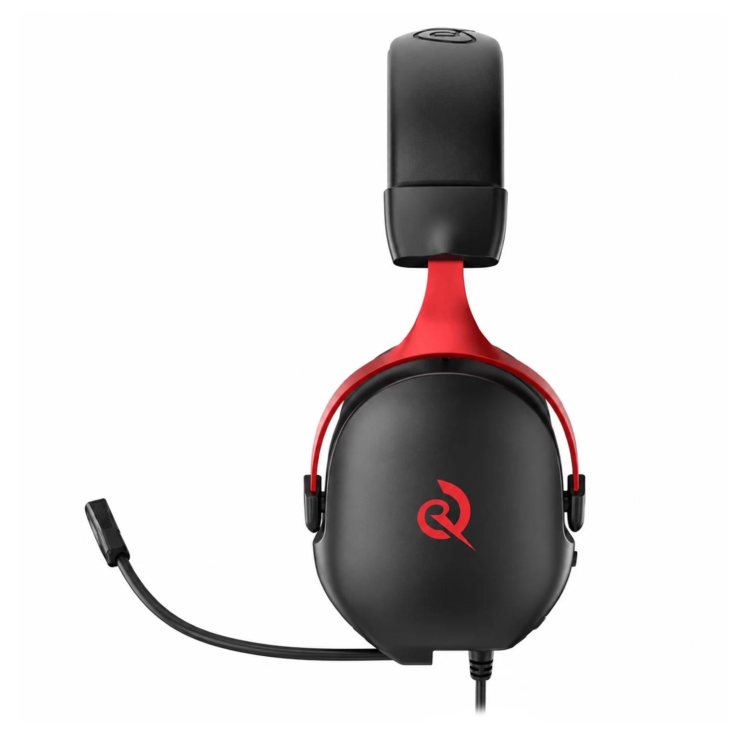 Headset Gamer Qcy Heroad Vn200 Pro Bh25h7gma Usb - Negro Y Rojo - Imagen 3