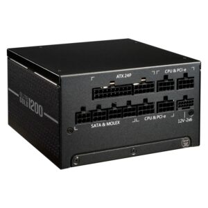Fonte Cooler Master Elite Mpw-c001-afag-bus Atx 1200w 80plus Gold - Negro