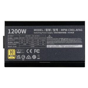 Fonte Cooler Master Elite Mpw-c001-afag-bus Atx 1200w 80plus Gold - Negro - Imagen 3