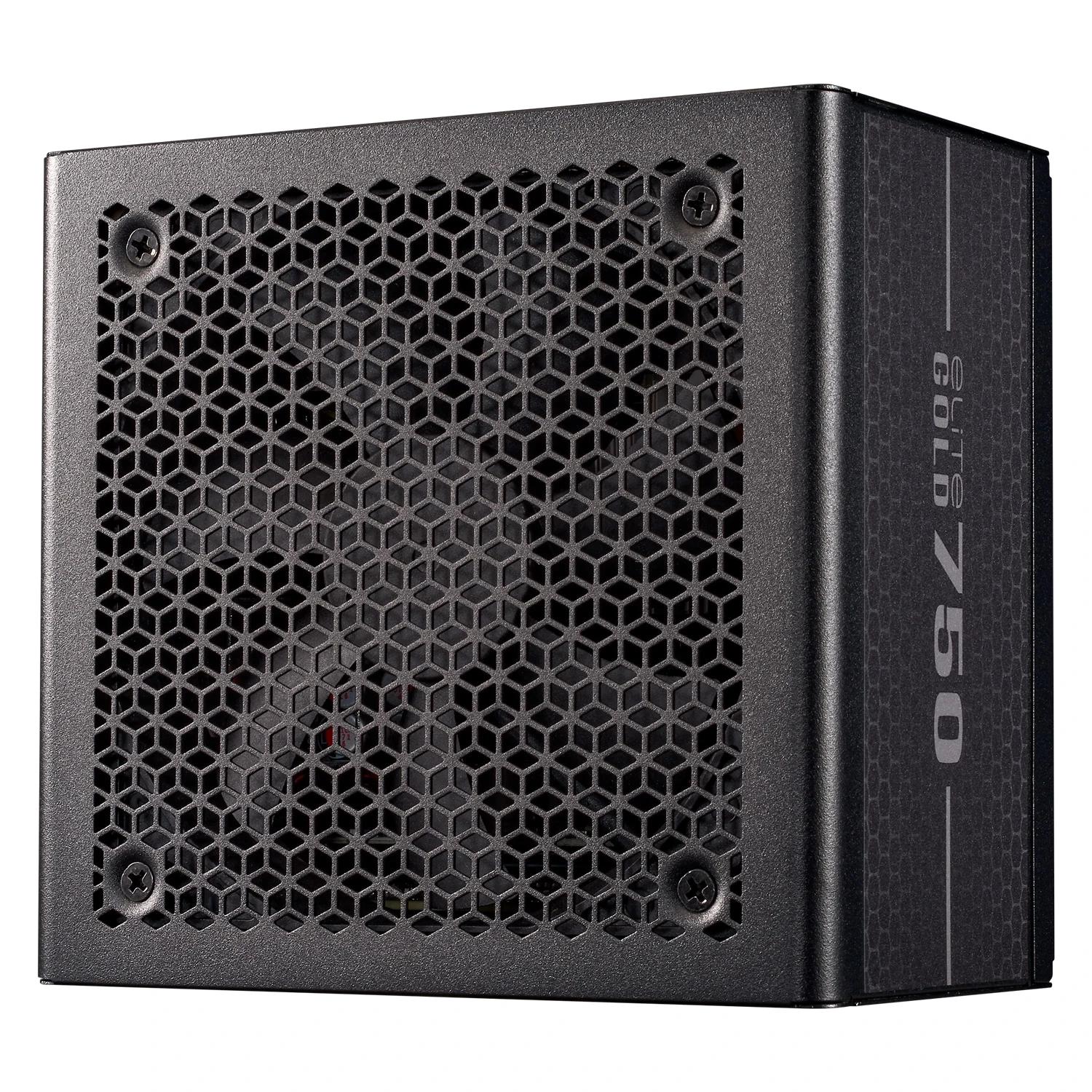 Fuente De Poder Cooler Master Elite Mpx-7505-afag-bus Atx 750w 80plus Gold - Negro
