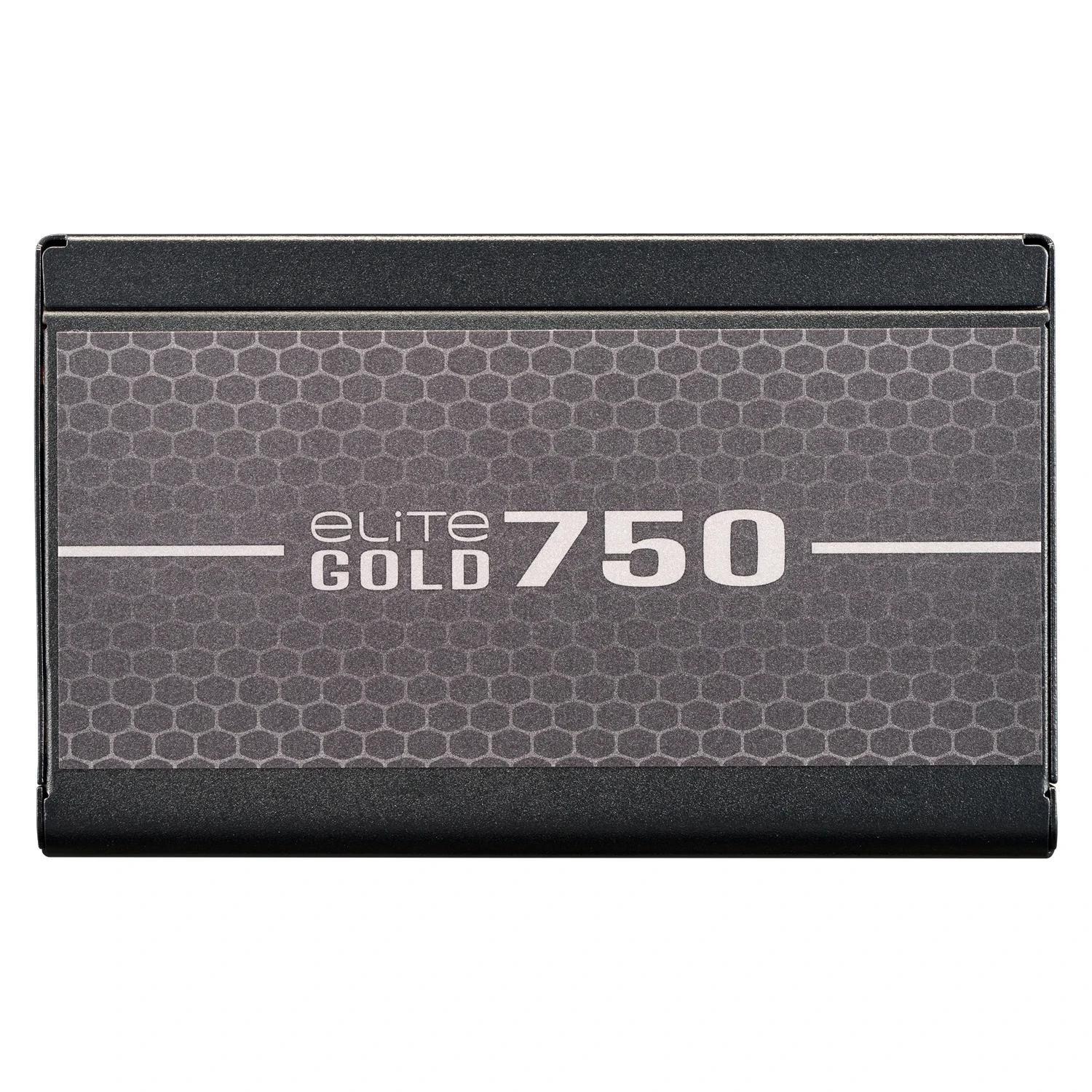 Fuente De Poder Cooler Master Elite Mpx-7505-afag-bus Atx 750w 80plus Gold - Negro - Imagen 3