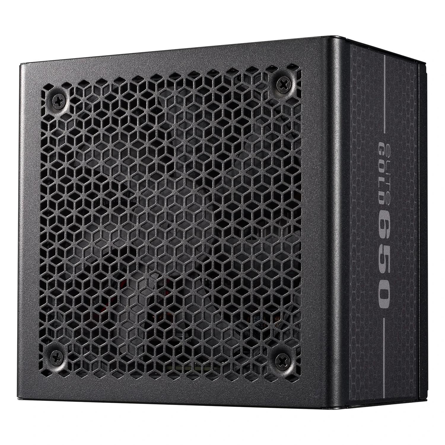 Fuente De Poder Cooler Master Elite Mpx-6505-afag-bus Atx 650w 80plus Gold - Negro - Imagen 2