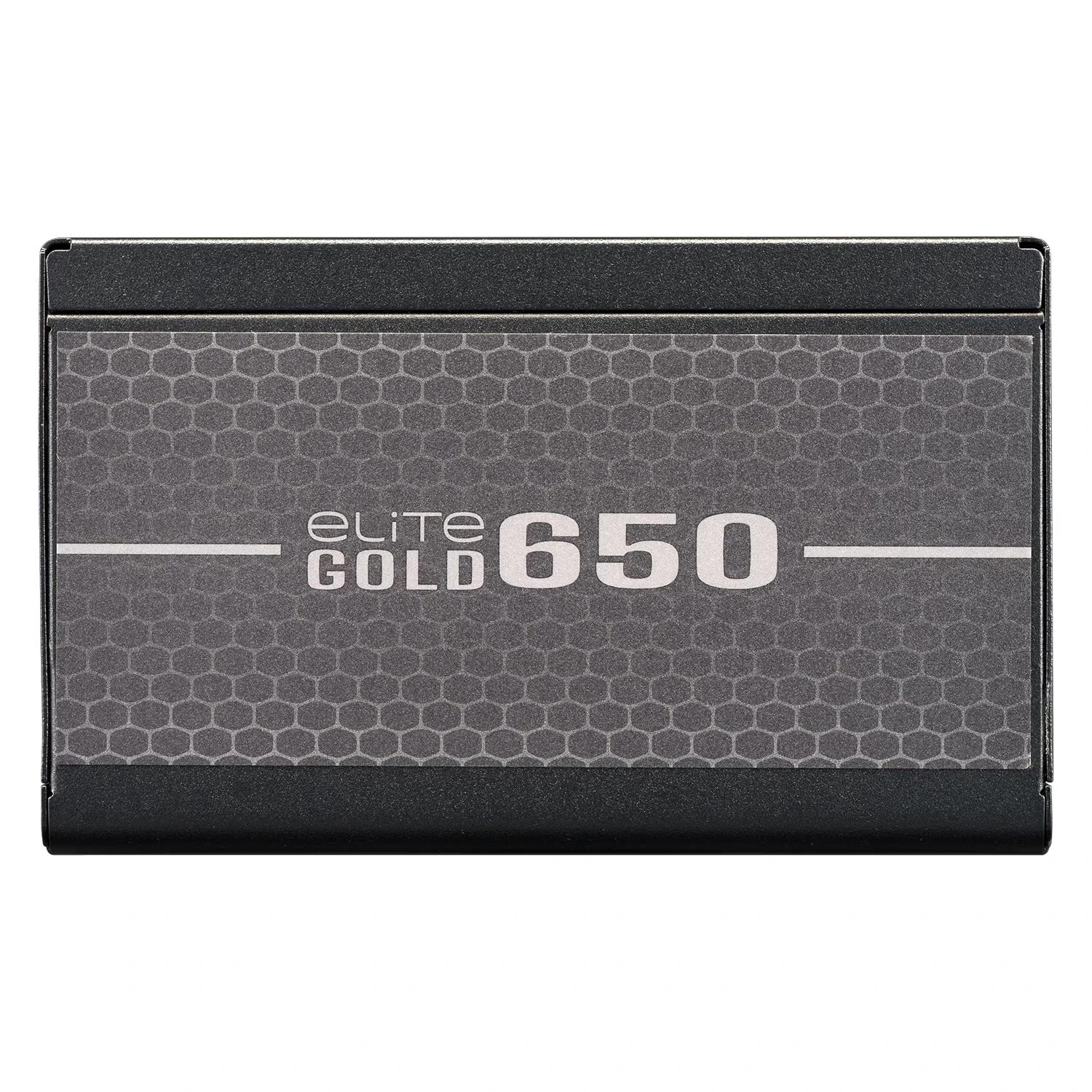 Fuente De Poder Cooler Master Elite Mpx-6505-afag-bus Atx 650w 80plus Gold - Negro - Imagen 3