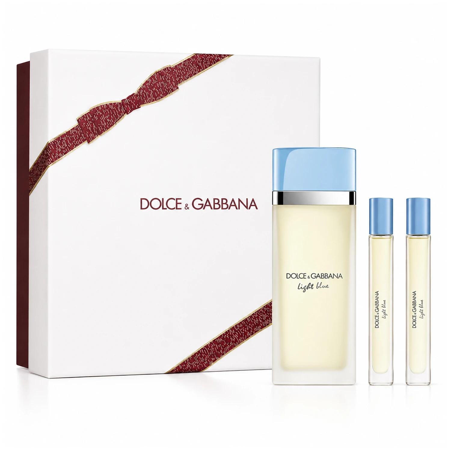 Kit Perfume Dolce & Gabbana Light Blue Eau De Toilette Feninino 100ml + 10ml