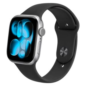 Apple Watch Series 11 MFC94LW/A Caja Aluminio 46mm Gris Espacial - Deportivo Negro S/M - Imagen 3
