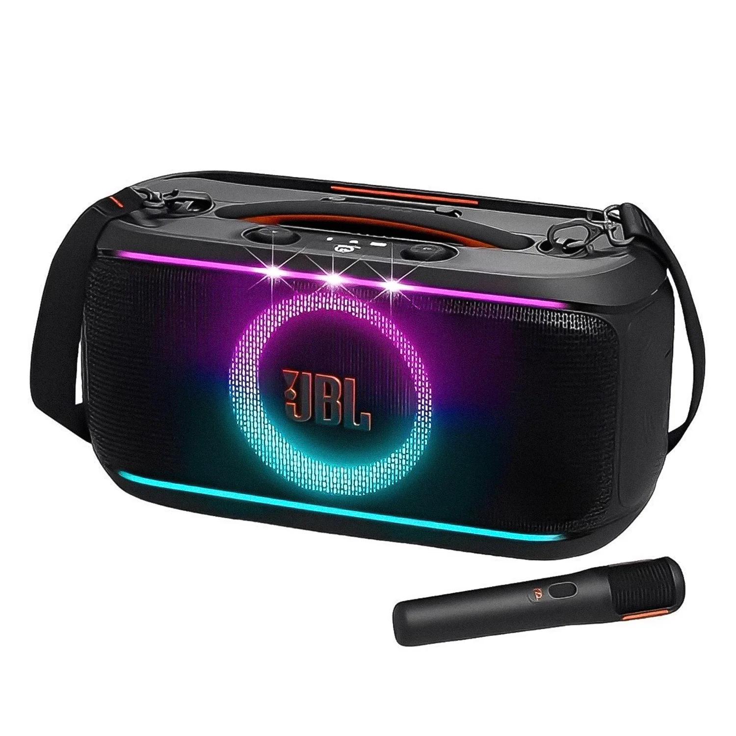 Caja De Sonido Portátil Jbl Partybox On-the-go 2 Plus Bluetooth + Micrófono - Negro