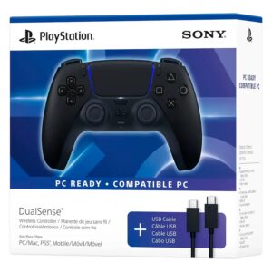 Control Ps5 Sony Dualsense Wireless Black + Cable Usb-c Pc/mac/ps5/mob - Imagen 5