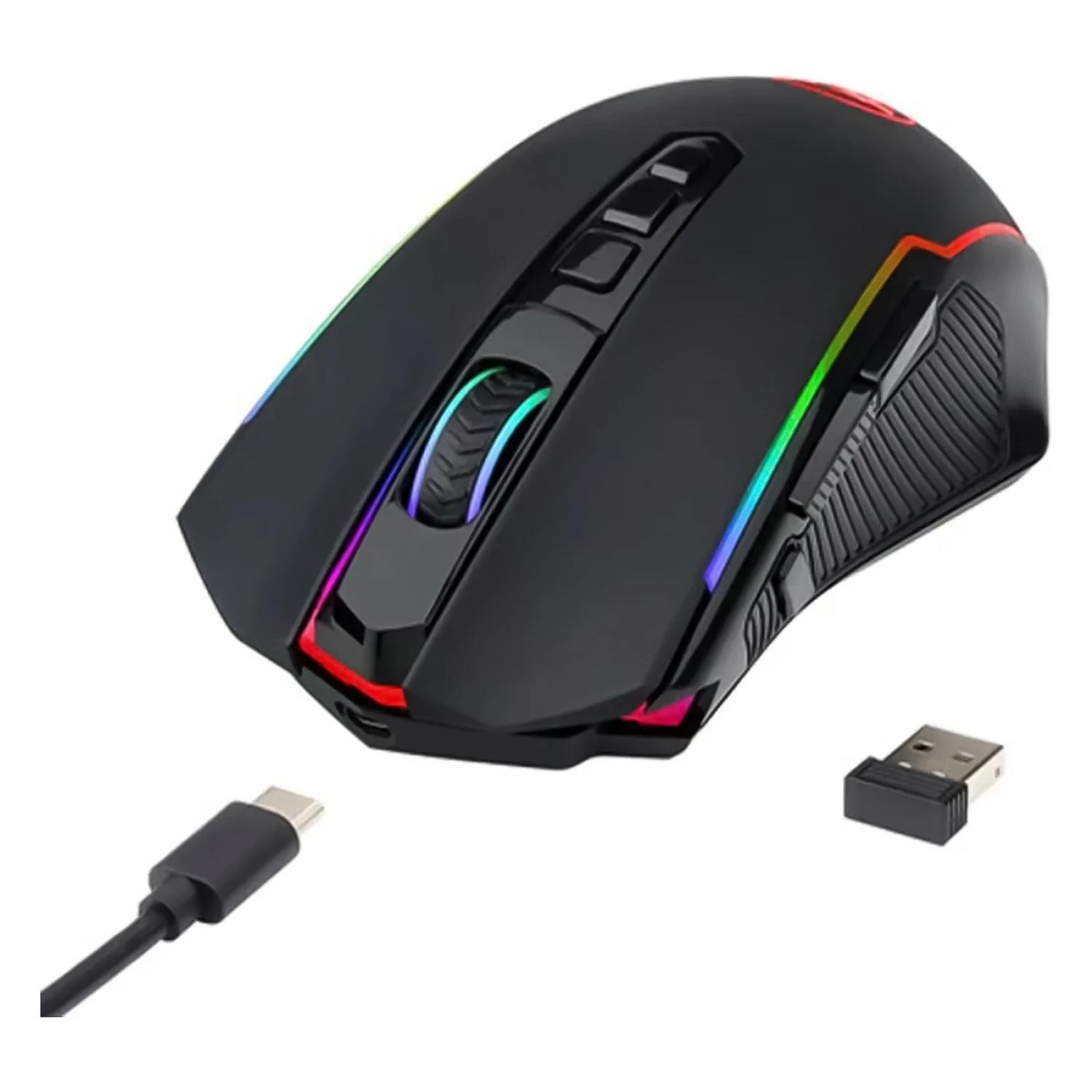Mouse Gamer Redragon Ranger Lite M910 8000 Dpi Inalámbrico - Negro - Imagen 4