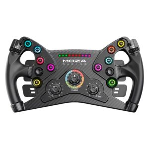 Volante Moza Racing Ks Steering Wheel Rs047 - Negro
