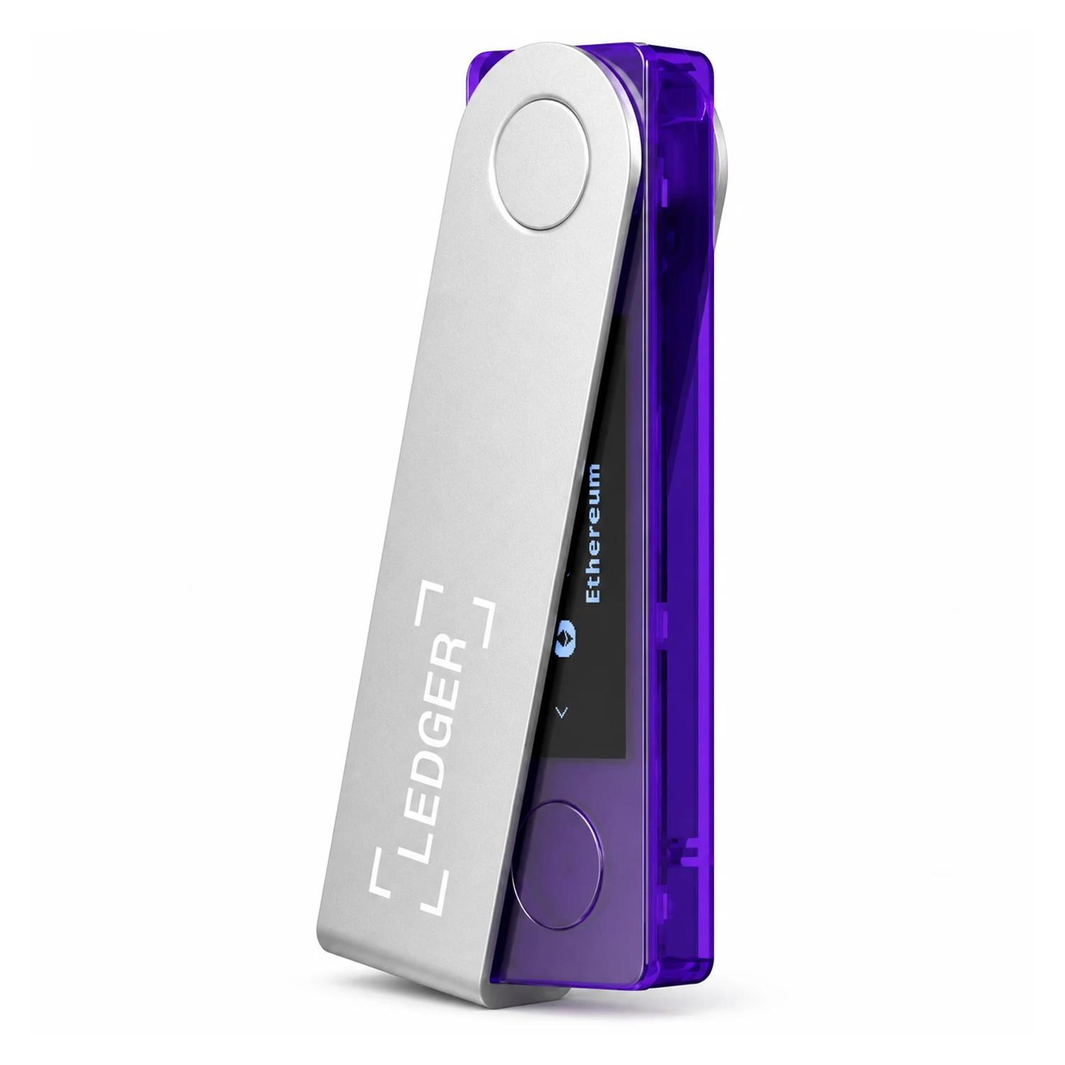 Cartera Para Criptomonedas Ledger Nano X Bluetooth - Morado
