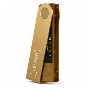 Carteira para Criptomoedas Ledger Nano X Bluetooth - Dourado