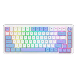 Taclado Gamer Redragon Ucal Magnetic K673wb Rgb - Blanco