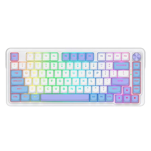 Taclado Gamer Redragon Ucal Magnetic K673wb Rgb - Blanco