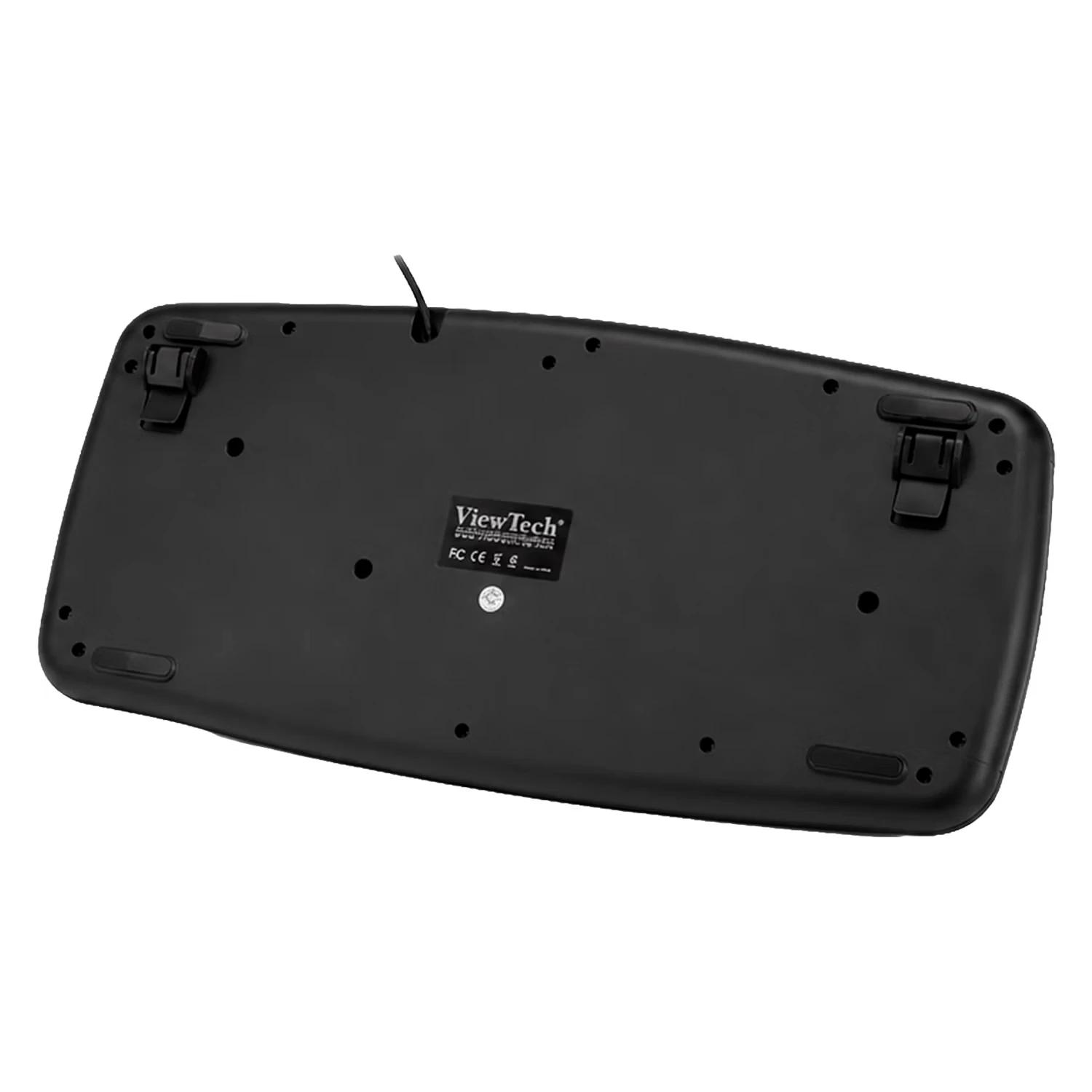 Teclado Viewtech Km-2925 Ps2 Portugués - Negro - Imagen 4