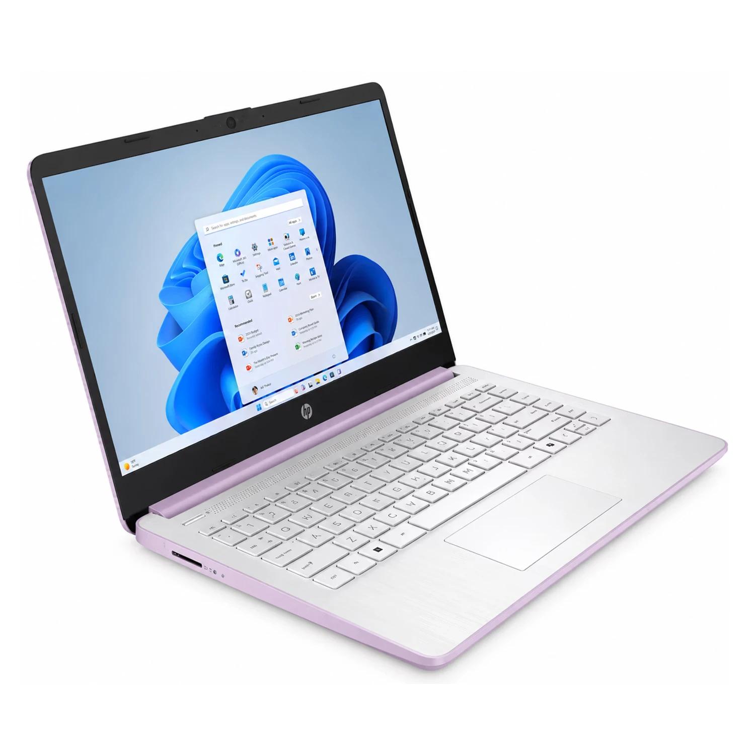 Notebook Hp Intel N150 4gb Ram 128gb Ufs Pantalla 14" Hd Windows 11 Inglés Lila - 14-dq6104dx - Imagen 3