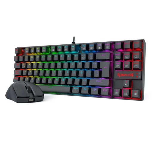 Alternative view of Kit Gamer Redragon Teclado K552rgb-sp + Mouse M724 - S145-sp