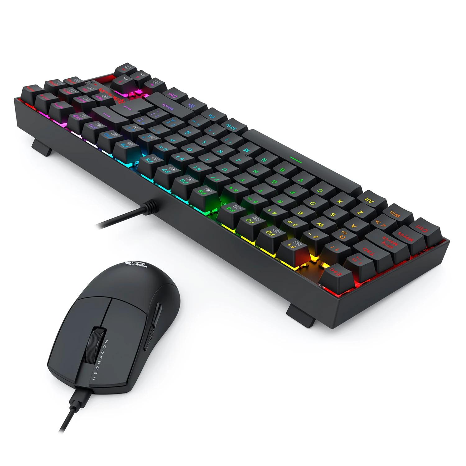 Kit Gamer Redragon Teclado K552RGB-SP + Mouse M724 - S145-SP - Imagen 5