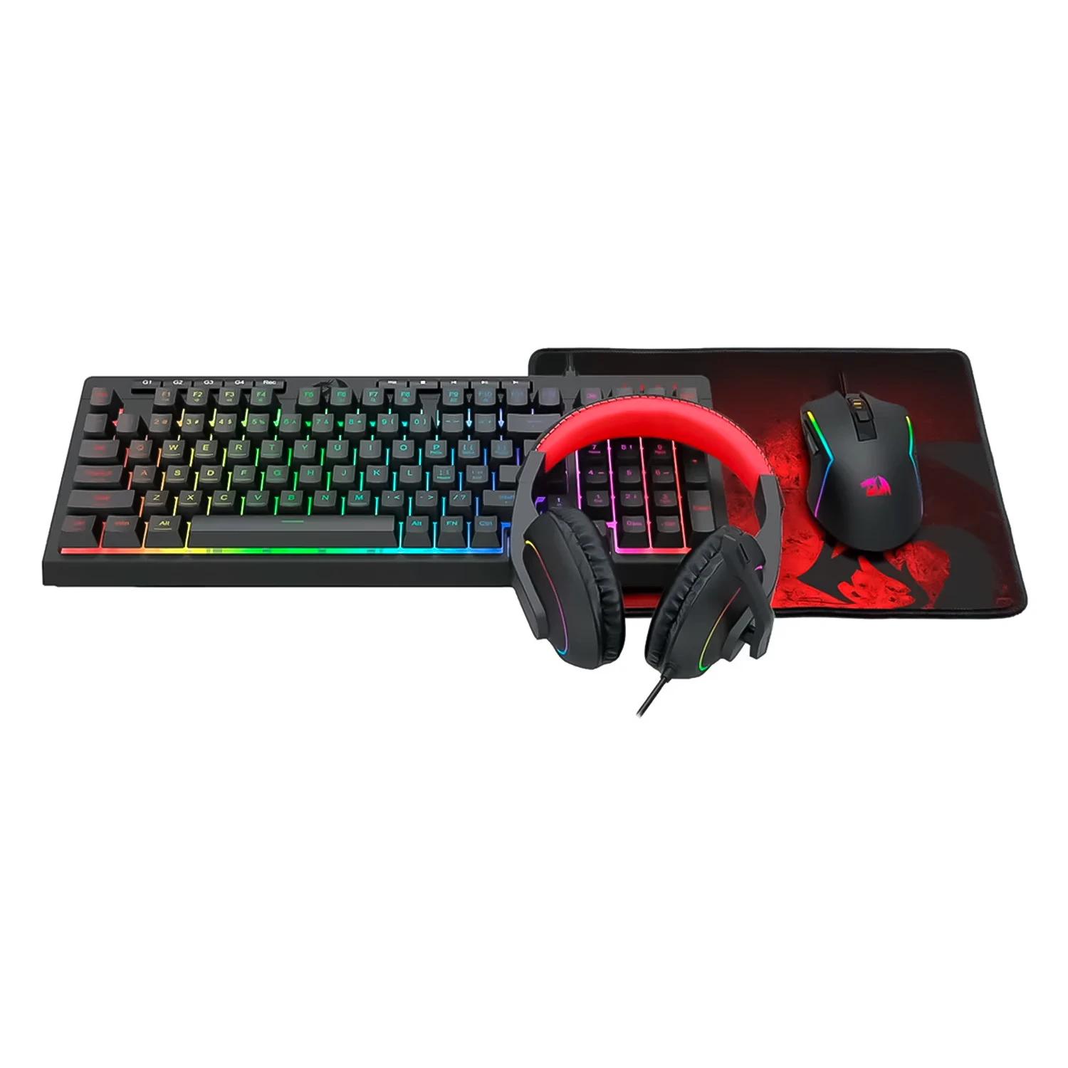 Kit Gamer Redragon Teclado K515rgb-sp + Mouse M616 + Headset H120 Rgb + Mousepad P016 - S148 - Imagen 2
