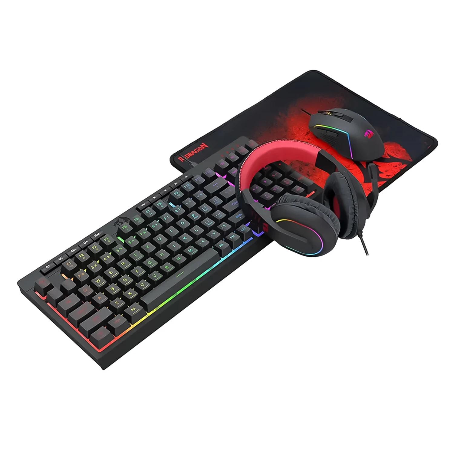 Kit Gamer Redragon Teclado K515rgb-sp + Mouse M616 + Headset H120 Rgb + Mousepad P016 - S148 - Imagen 3