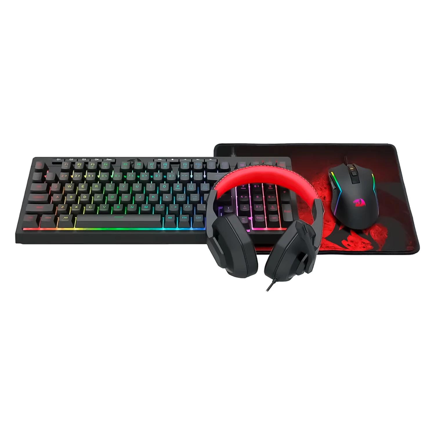 Kit Gamer Redragon Teclado K515rgb + Mouse M616rgb + Headset H120 + Mousepad P016 - S149 - Imagen 2