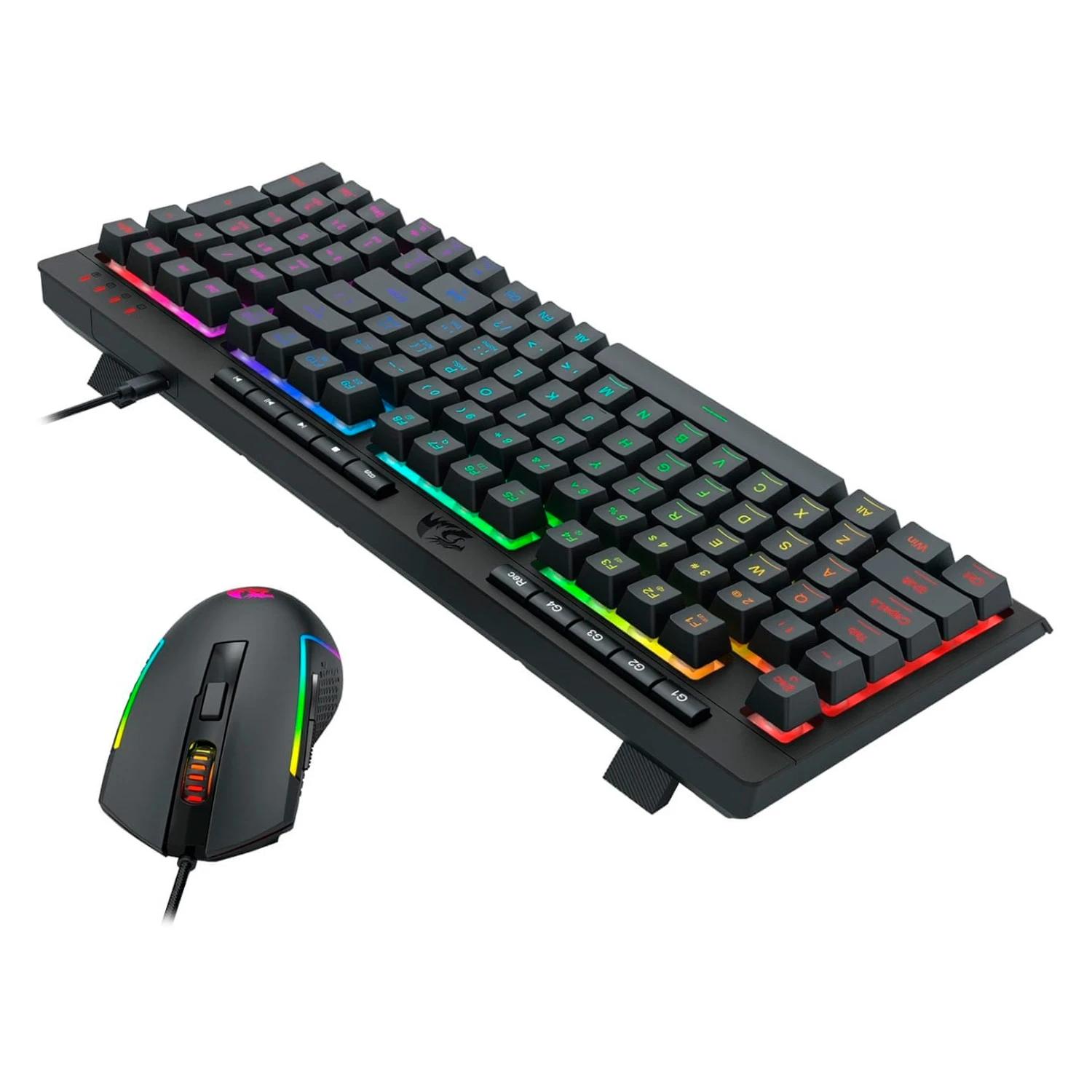 Kit Gamer Redragon Teclado K515rgb + Mouse M616rgb + Headset H120 + Mousepad P016 - S149 - Imagen 4