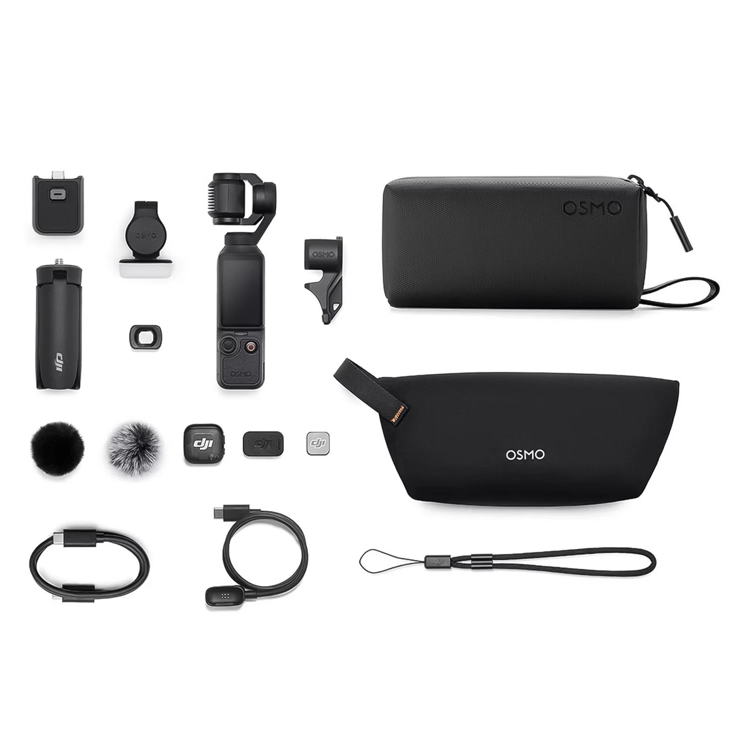 Camara De Acción Dji Osmo Pocket 4 Creator Combo Wifi 4k Estabilizador - Negro - Imagen 5