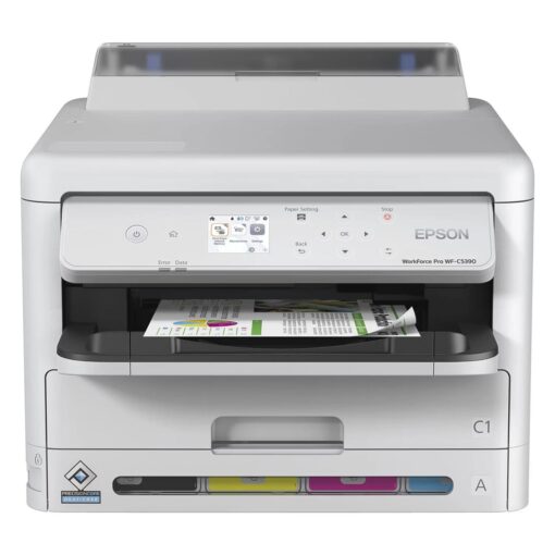 Impresora Multifuncional Epson Workforce Pro Wf-c5390 Wifi Bivolt - Blanco